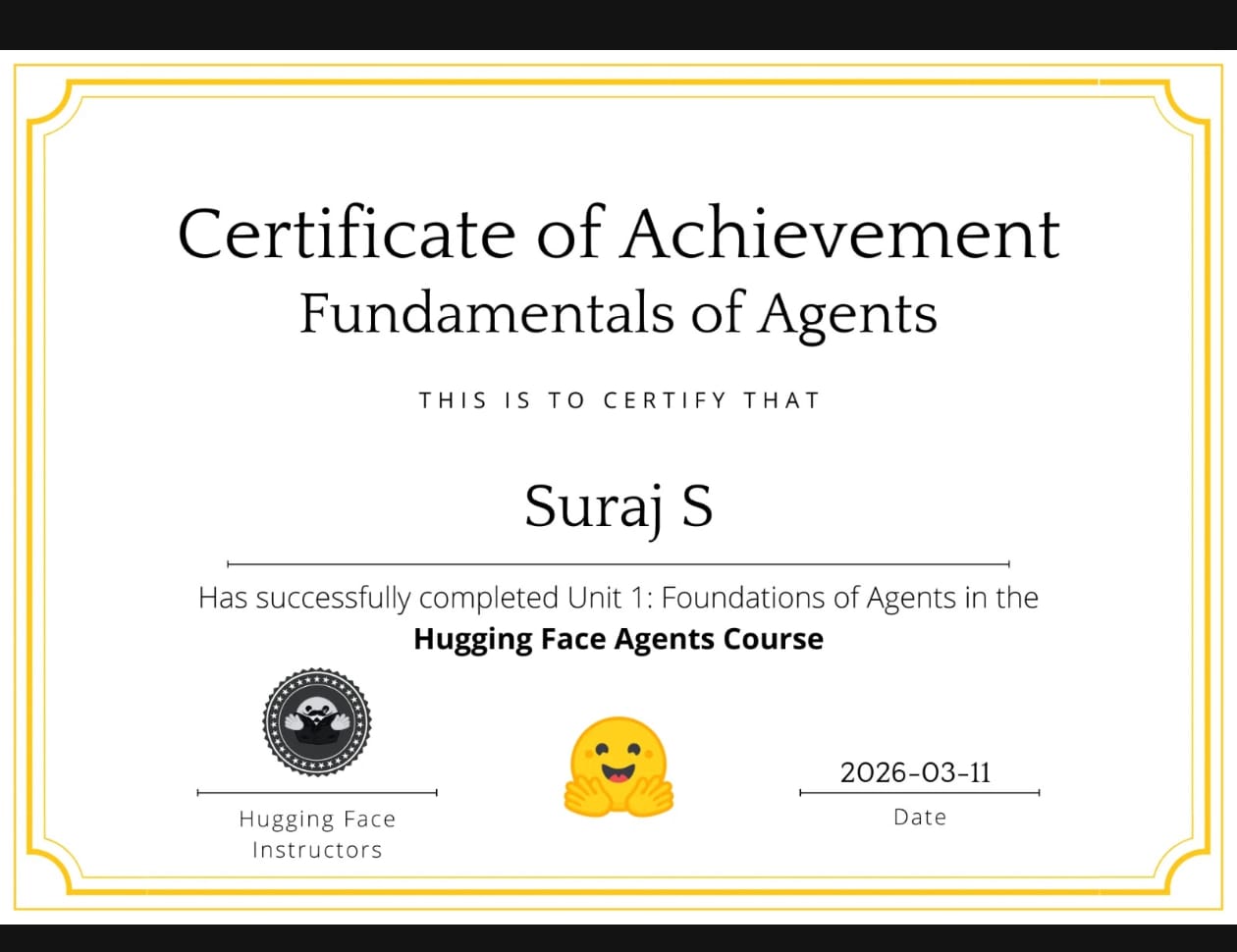 Fundamentals of Agents — Hugging Face